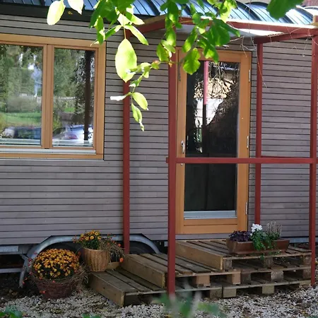Modernes Tiny House Direkt Am Bauernhof Lägenhet Hayingen
